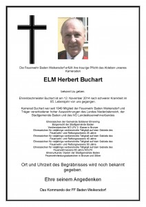 Ableben ELM Buchart